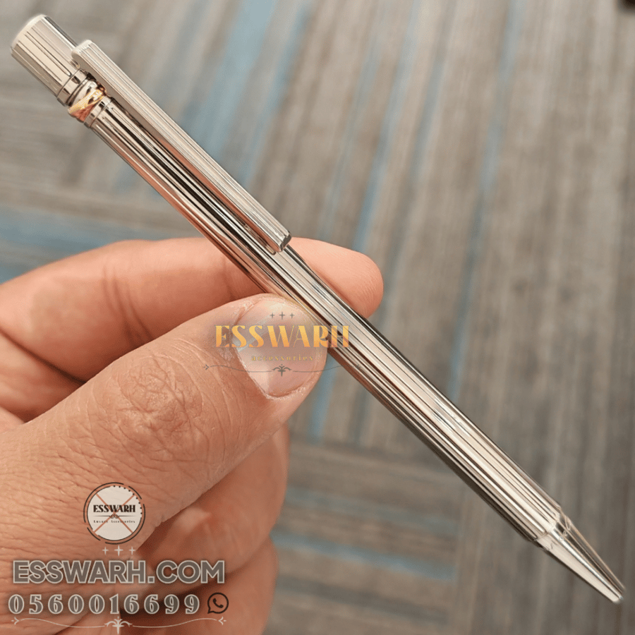 قلم كارتير مست دو كارتييه ترينيتي  Must de Cartier Trinity (اصدار نادر جداً) موديل رقم CRM0323 مقلم