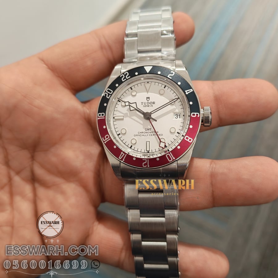 ساعة تيودور بلاك باي جي ام تي  Tudor Black Bay GMT  - ماستر كوالتي مكينة سويسرية  مقاس 41