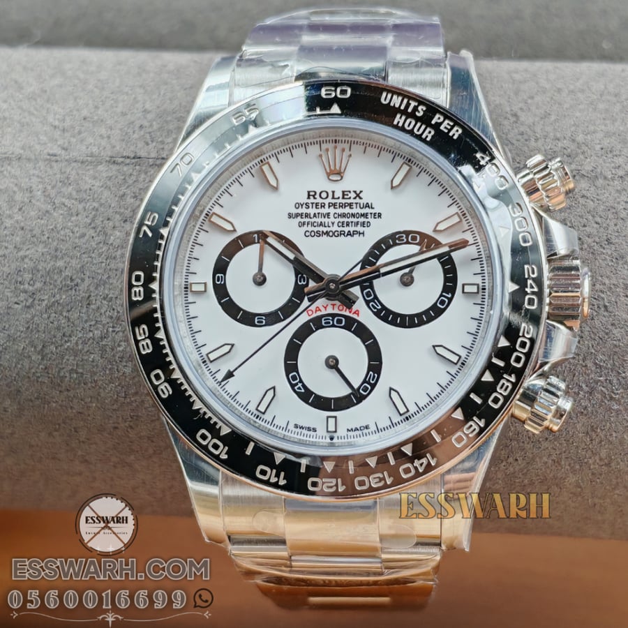 ساعة رولكس دايتونا Cosmograph Daytona - ماستر كوالتي سويسرية  مقاس 40 باندا