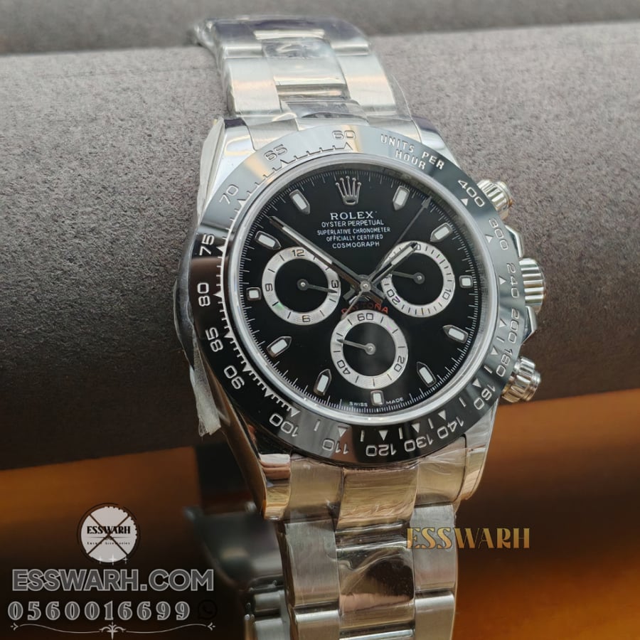 ساعة رولكس دايتونا Cosmograph Daytona - ماستر كوالتي مكينة سويسرية  مقاس 40