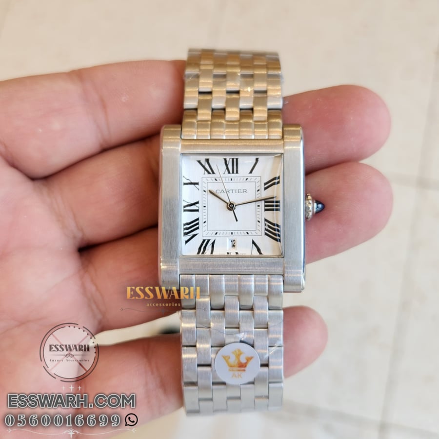 Cartier Tank Normale Watch, Size 37, Silver