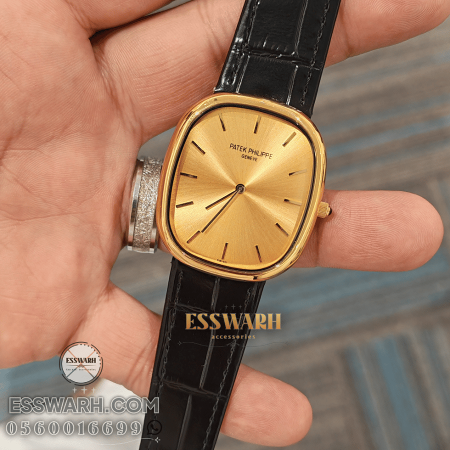 ساعة باتيك فيليب قولدن اليبس Golden Ellipse سوبر كوالتي مقاس 39.5 ملم كلاسيك