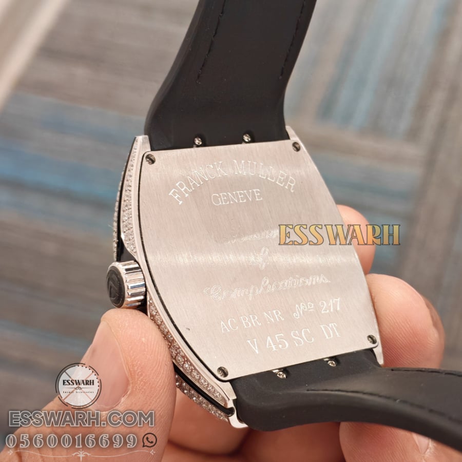 Franck Muller Master of Complication Watch - Size 45 Super Quality - Full Gemstone Bezel