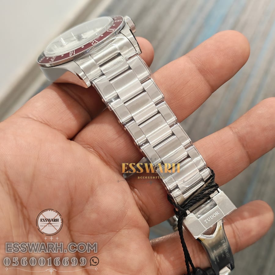 ساعة تيودور بلاك باي جي ام تي  Tudor Black Bay GMT  - ماستر كوالتي مكينة سويسرية  مقاس 41