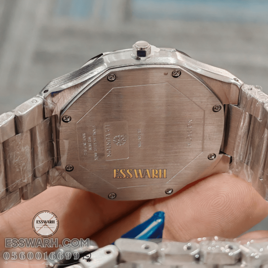Lafontone Octo watch - ultra-slim size 41, battery operated, Arabic numerals - inspired by Bulgari Octo