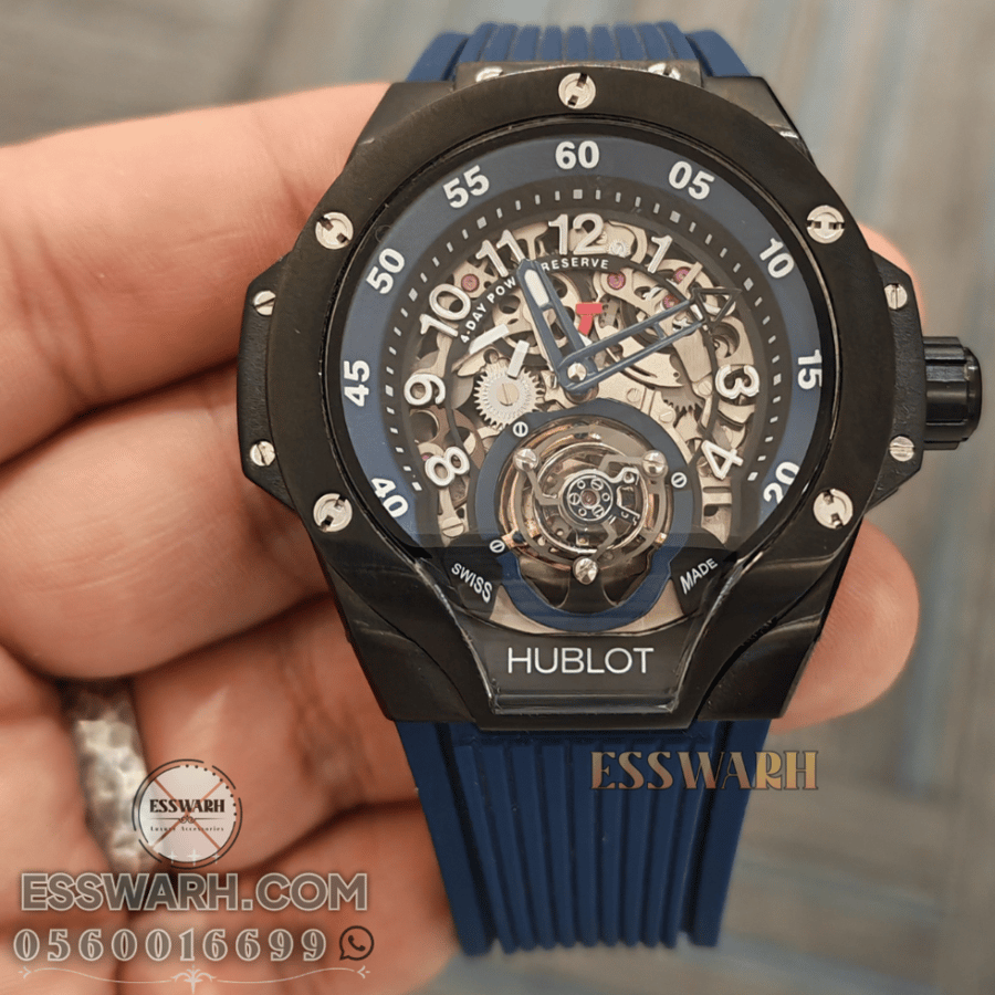 ساعة هوبلوت بيق بانق MP-13 Tourbillon Bi-Axis Retrograde - مقاس 44 ملم سوبر كوالتي HY2