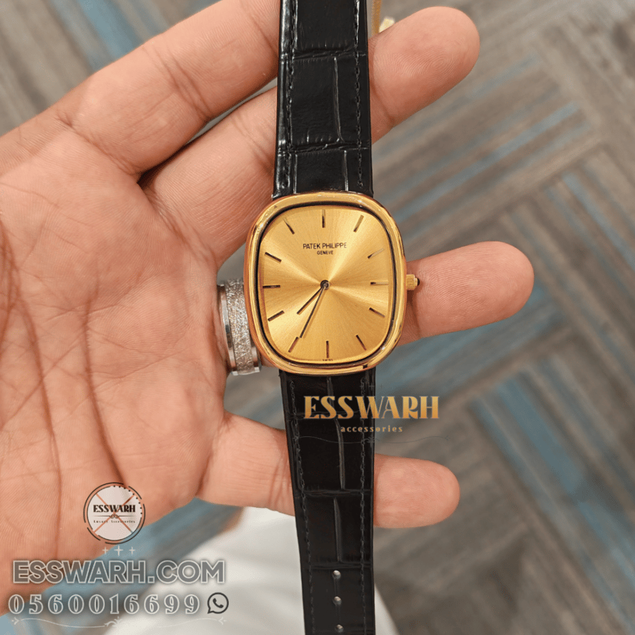 ساعة باتيك فيليب قولدن اليبس Golden Ellipse سوبر كوالتي مقاس 39.5 ملم كلاسيك