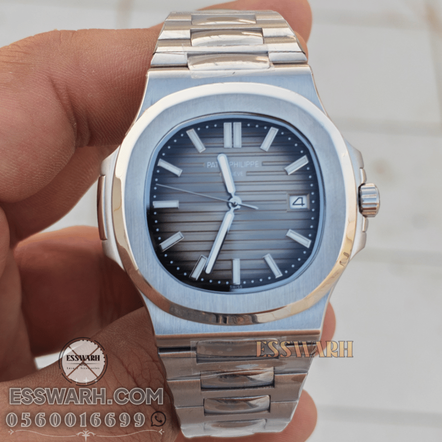 Patek Philippe Nautilus Classic 41mm Watch - Batteries Gray