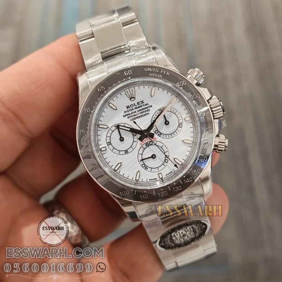 ساعة رولكس دايتونا Cosmograph Daytona - ماستر كوالتي مكينة سويسرية  مقاس 40 - اصدار 2026
