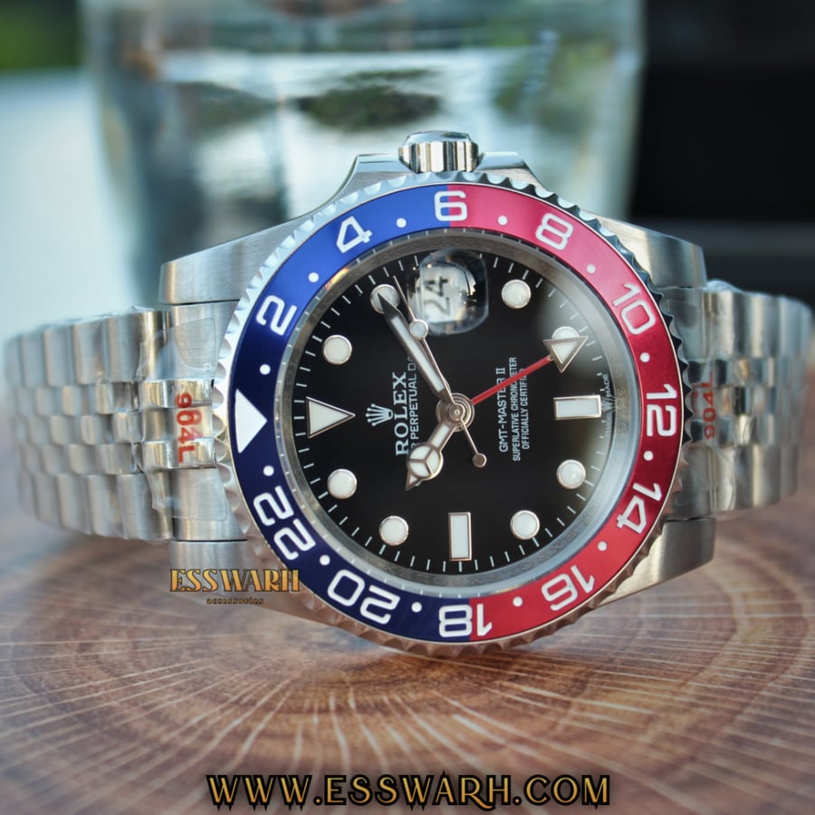 Rolex GMT Master II Pepsi Watch - Size 41 Automatic - Pepsi Sir Jubilee