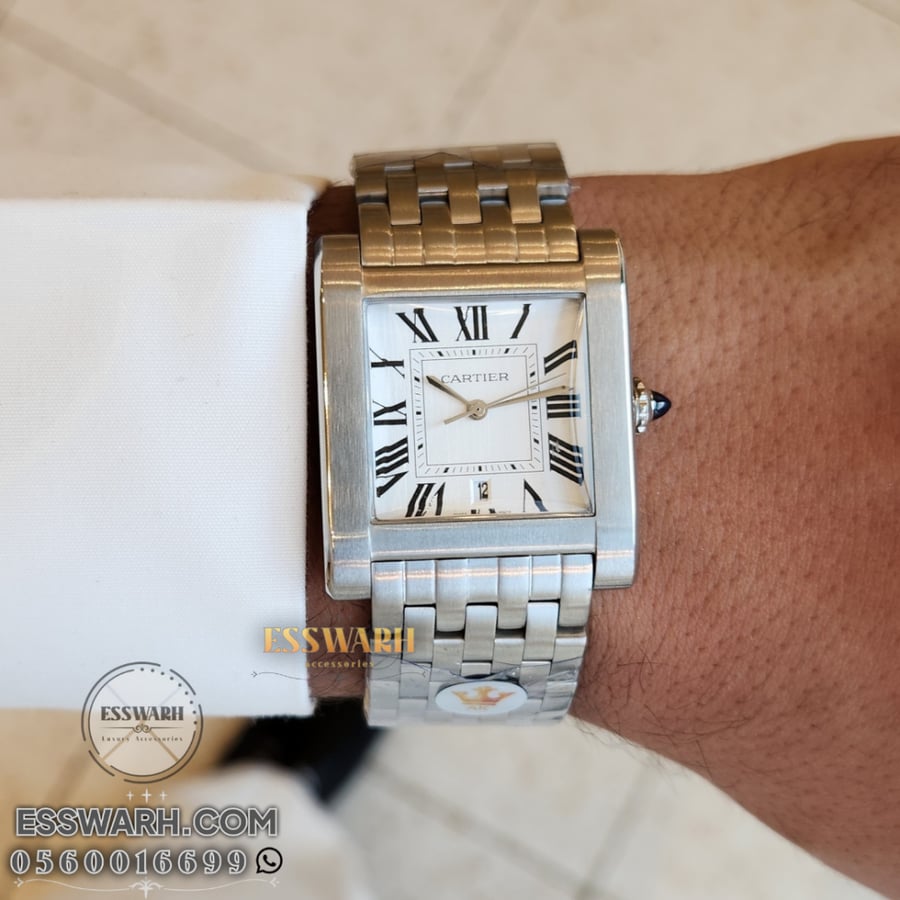 Cartier Tank Normale Watch, Size 37, Silver