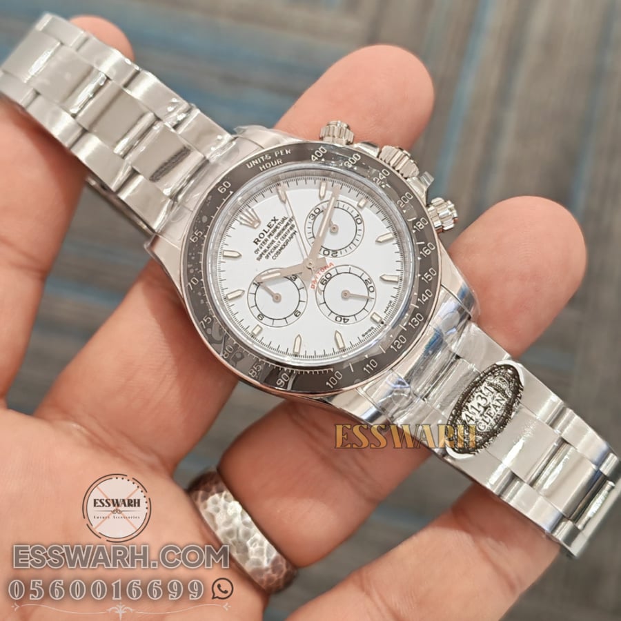 ساعة رولكس دايتونا Cosmograph Daytona - ماستر كوالتي مكينة سويسرية  مقاس 40 - اصدار 2026