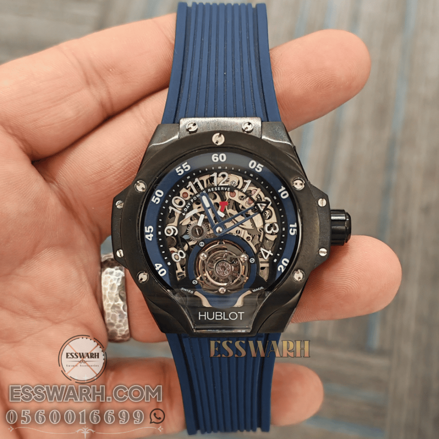 ساعة هوبلوت بيق بانق MP-13 Tourbillon Bi-Axis Retrograde - مقاس 44 ملم سوبر كوالتي HY2