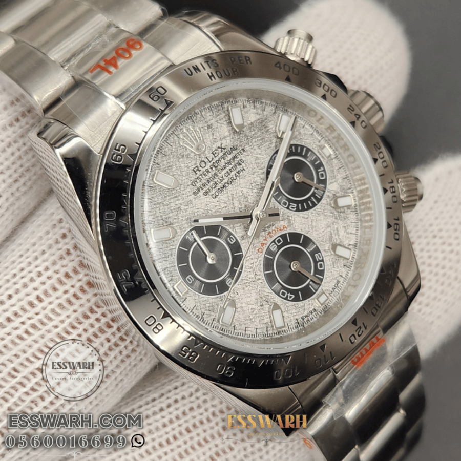 ساعة رولكس دايتونا Cosmograph Daytona مقاس 41 - بطاريات مينا منقوش