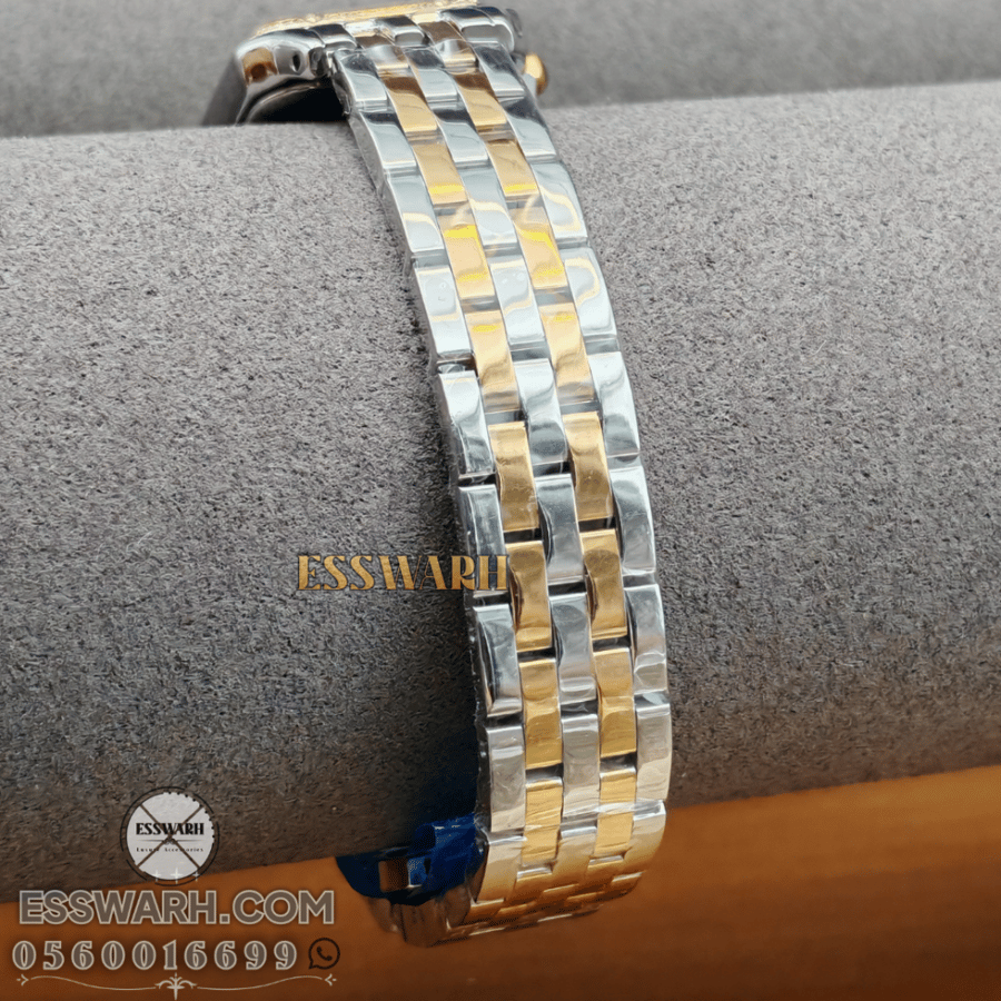 Lafonton Women's Watch Design Cartier Panther Size 23 Small Two-Tone