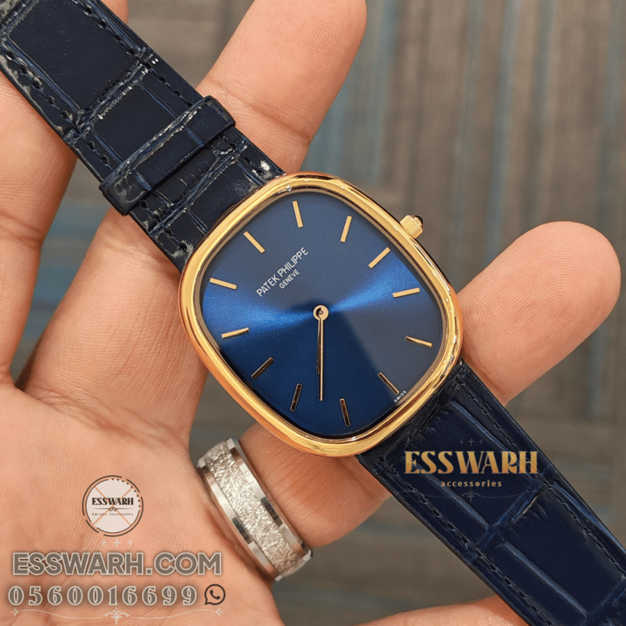 ساعة باتيك فيليب قولدن اليبس Golden Ellipse سوبر كوالتي مقاس 39.5 ملم كلاسيك