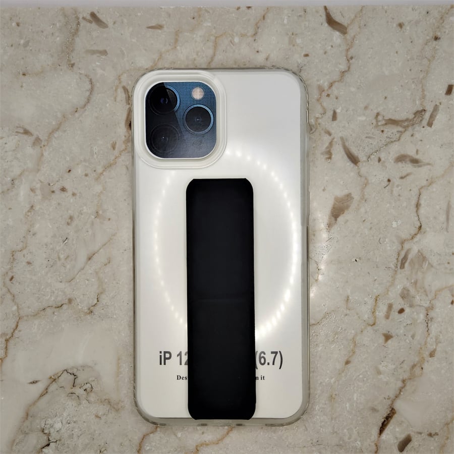 Protective case with a back grip that supports car magnets - iPhone 11 Promax - 12 ProMax