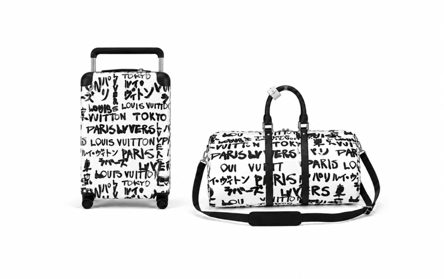 طقم شنطة سفر و شنطة سفر يد لويس فيتون Louis Vuitton travel bag carry on set