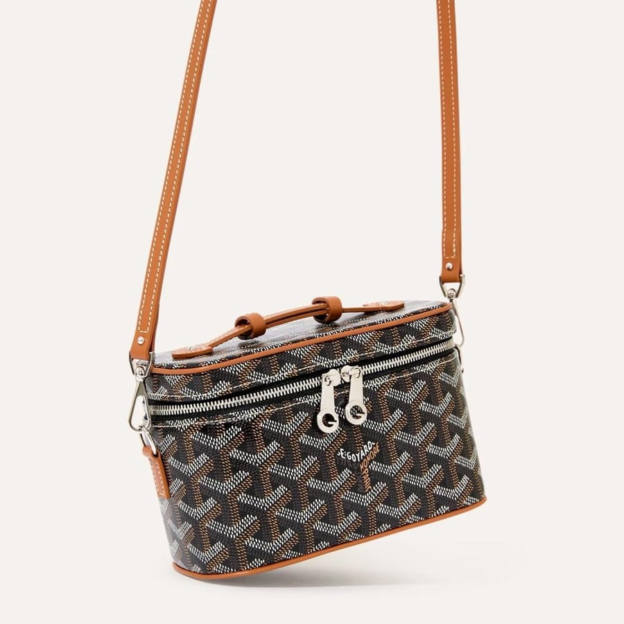 طقم شنطة ميك اب قويارد (حجم كبير و وسط)- (Large & Medium)Goyard Muse Makeup Bag set