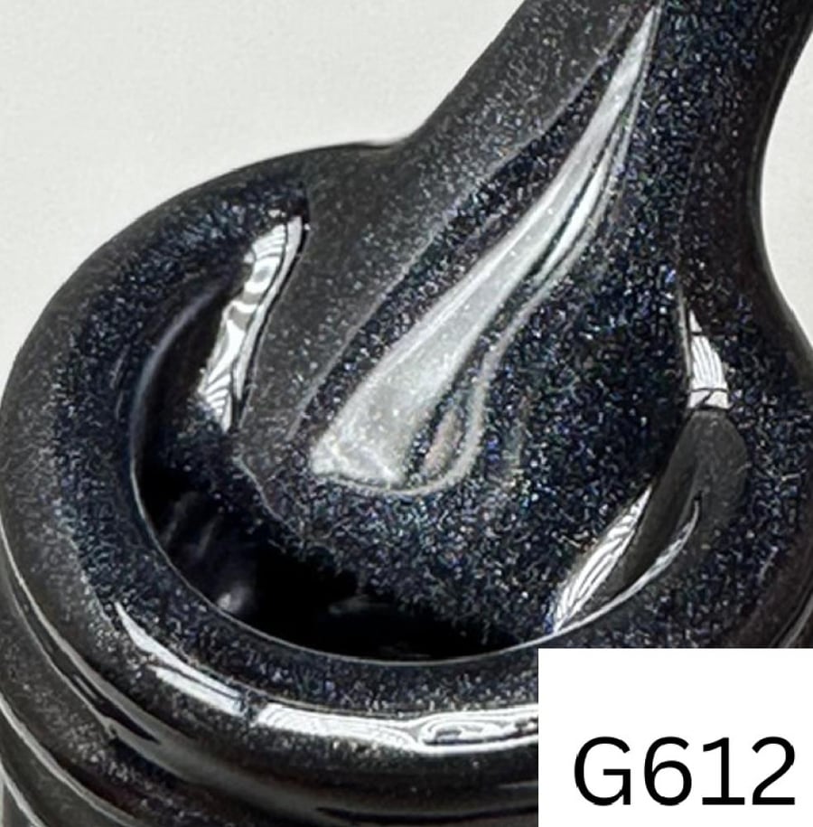 طلاء أظافر جل جليتر فاخر من جلام  رقم G612
