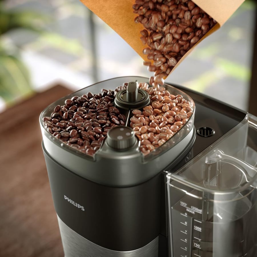 ماكينة قهوة فيليبس All-in-1 Brew مع مطحنة – HD7900