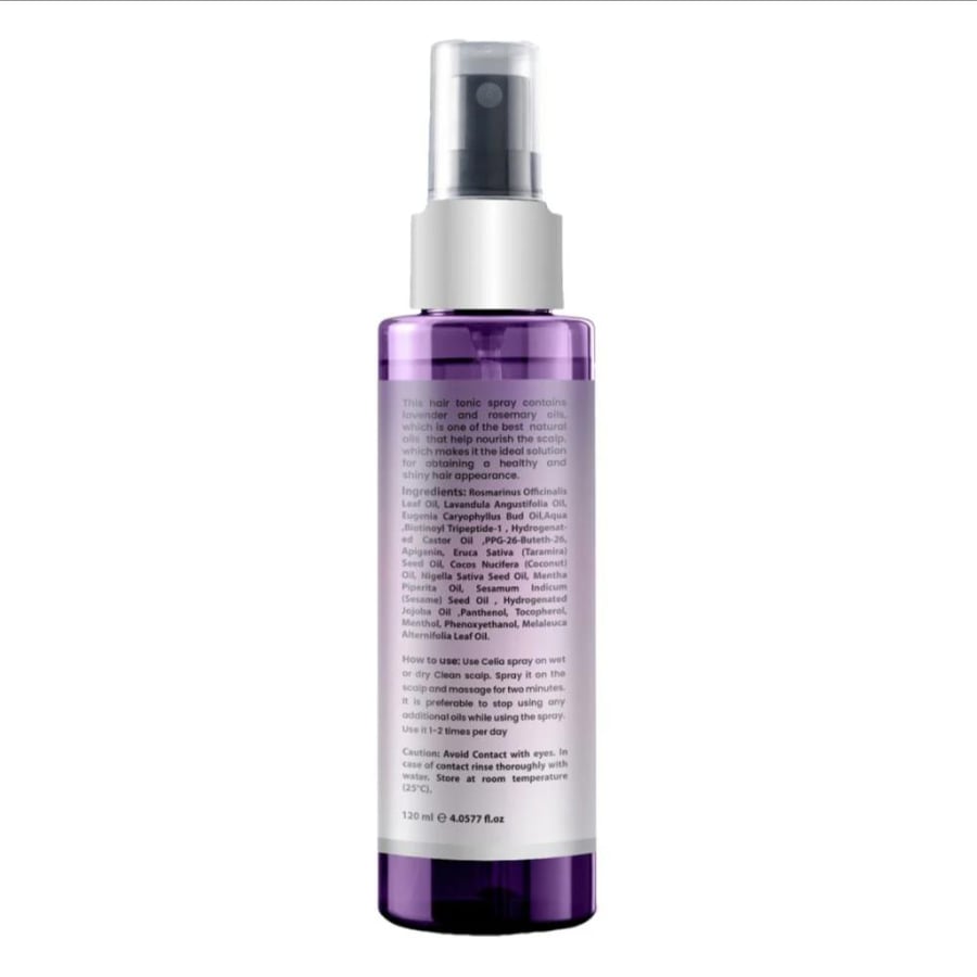 Celia Hair Spray Strengthening with Rosemary and Lavender 120 ml