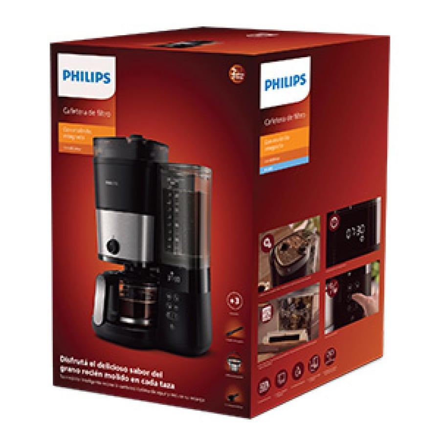 ماكينة قهوة فيليبس All-in-1 Brew مع مطحنة – HD7900