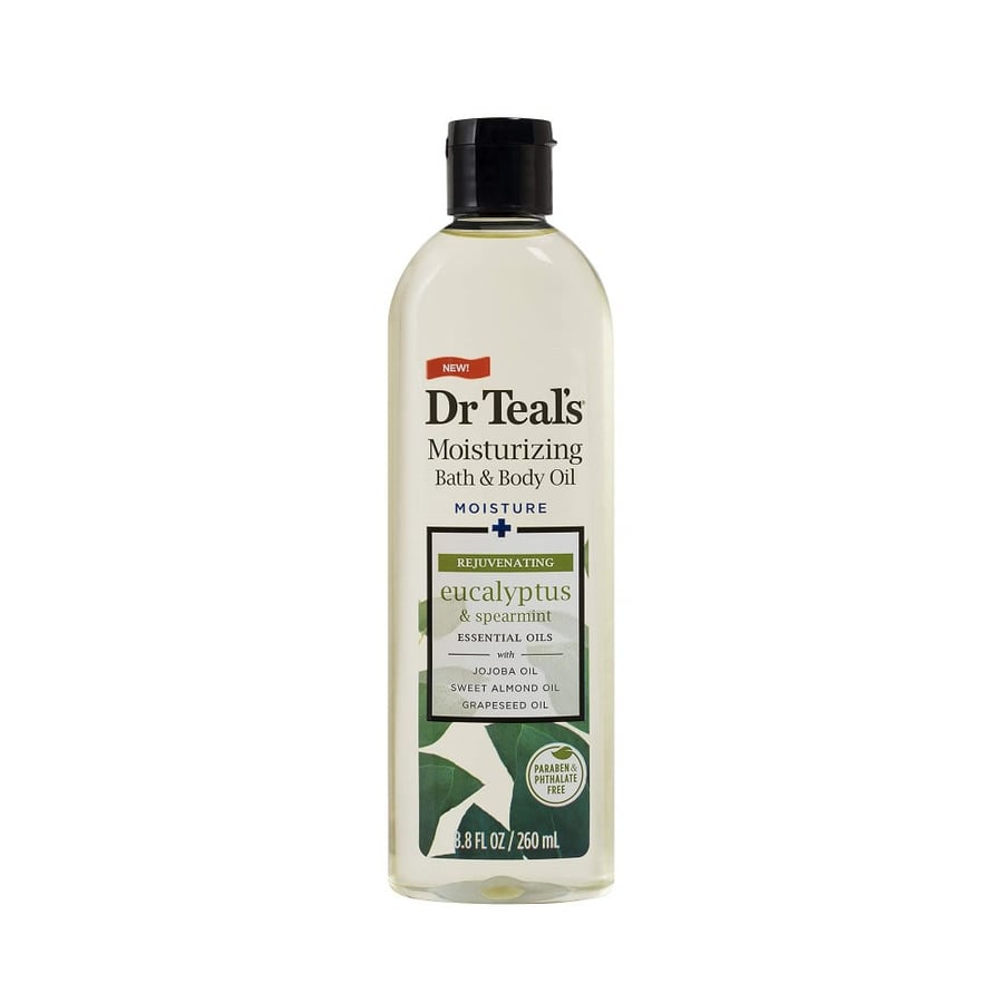 دكتور تيلز زيت استحمام والجسم المرطب 260 مل اوكالبتوس - Dr Teal'S Moisturizing Bath & Body Oil Eucalyptus & Spearmint 260 ml