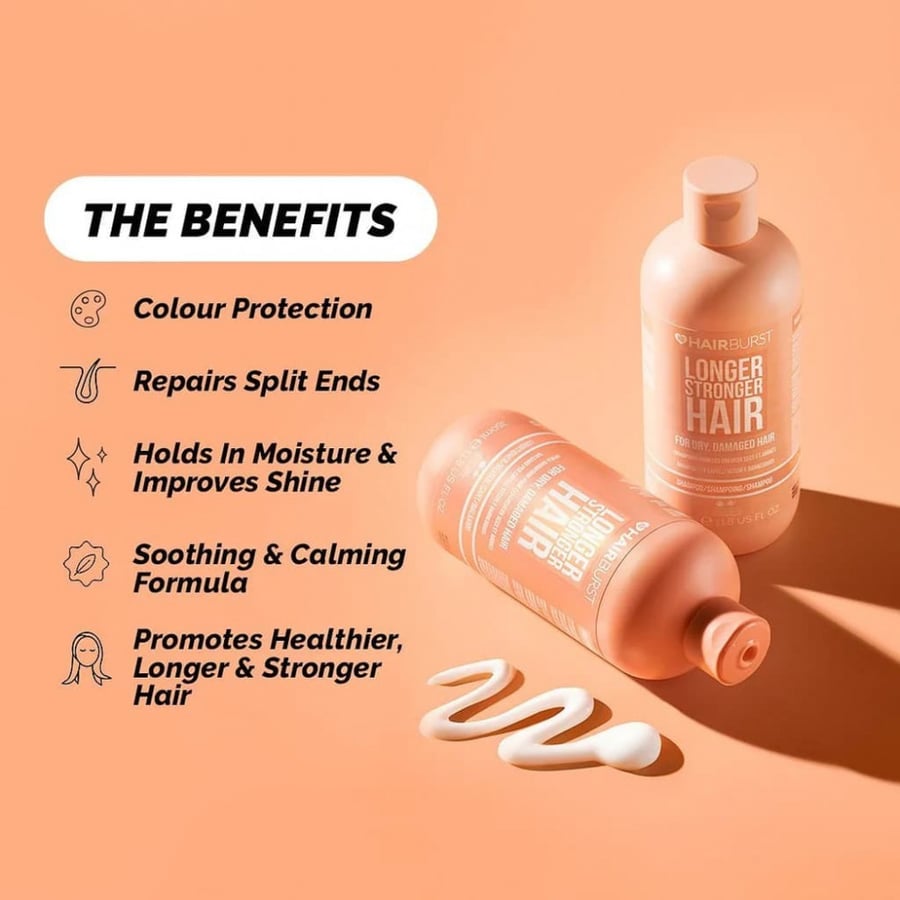 بلسم هيربرست للشعر الجاف والتالف 350 مل - Hairburst Conditioner for Dry and Damaged Hair