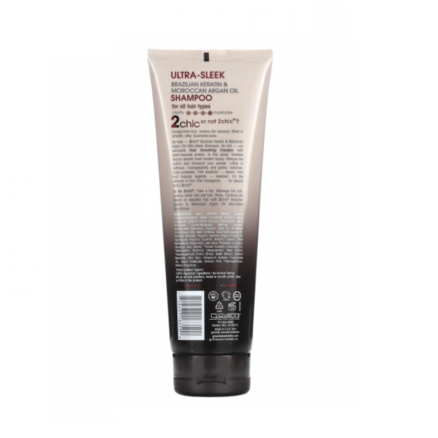Giovanni Super Smoothing Shampoo with Keratin and Argan Oil 250 ml