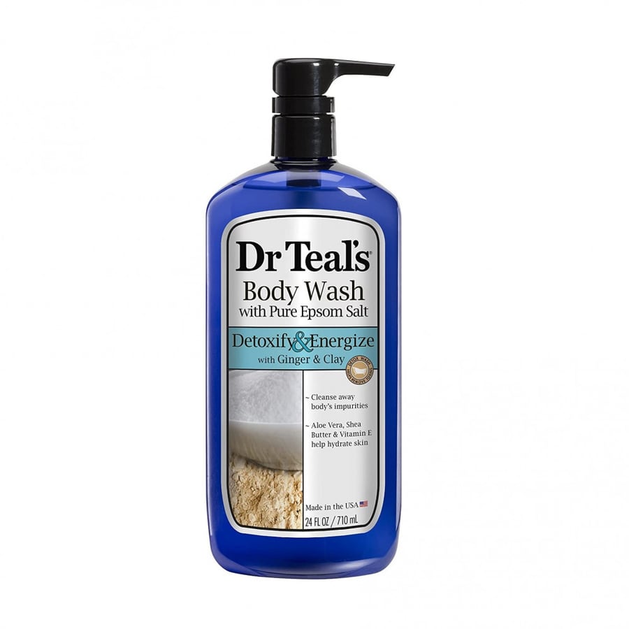 دكتور تيلز غسول الجسم بملح إبسوم النقي 710 مل - Dr Teal'S Body Wash with Pure Epsom Salt Detox And Energize 710 ml