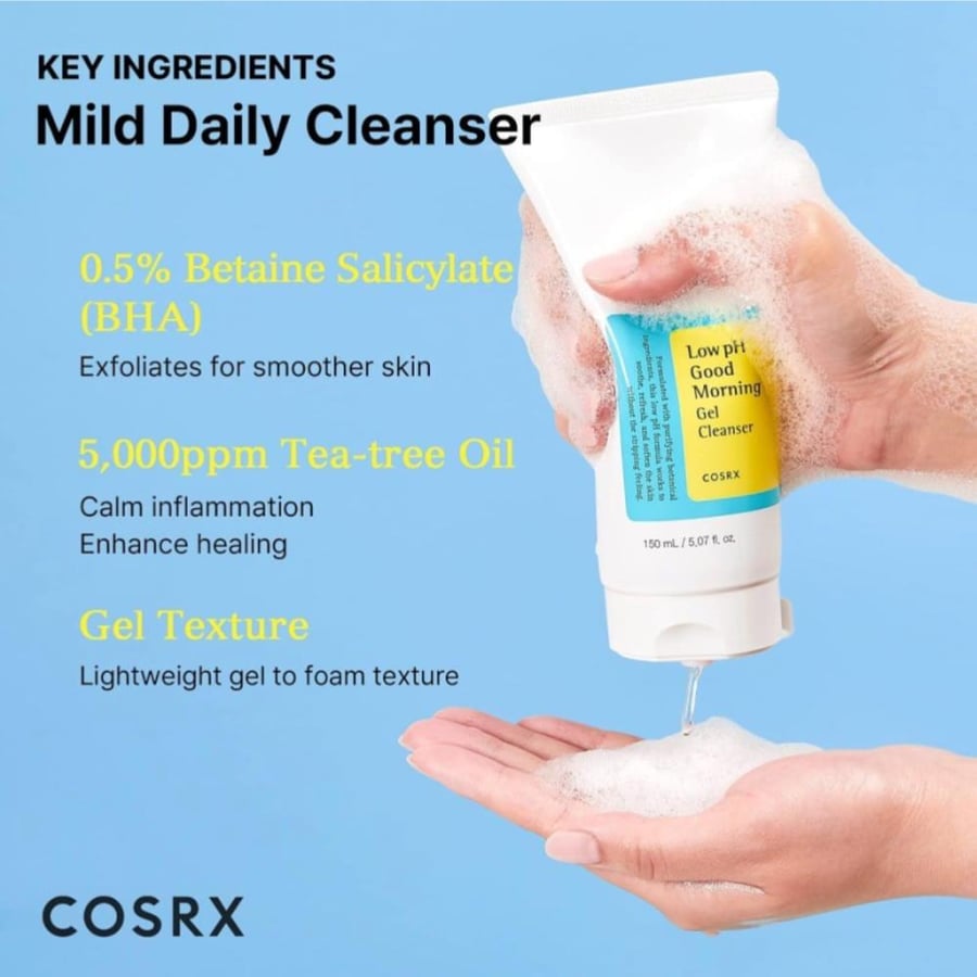 بكج العناية من كوزركس غسول وسيروم وكريم - Cosrx skin care package