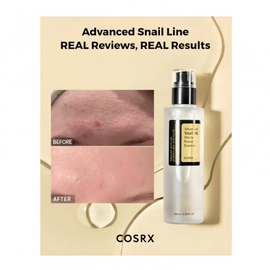 بكج العناية من كوزركس غسول وسيروم وكريم - Cosrx skin care package