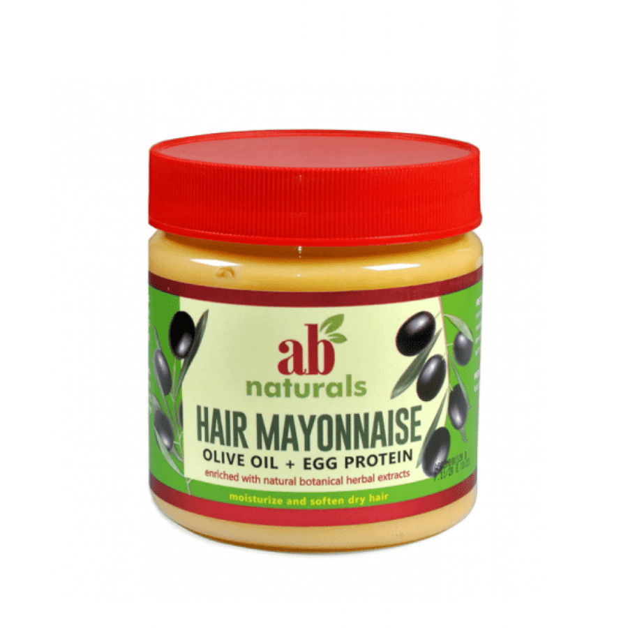 كريم طبيعي مجدد للشعر بالمايونيز من اي بي ناتشورالز 500مل - Ab Naturals Hair Mayonnaise Olive Oil + Egg Protein