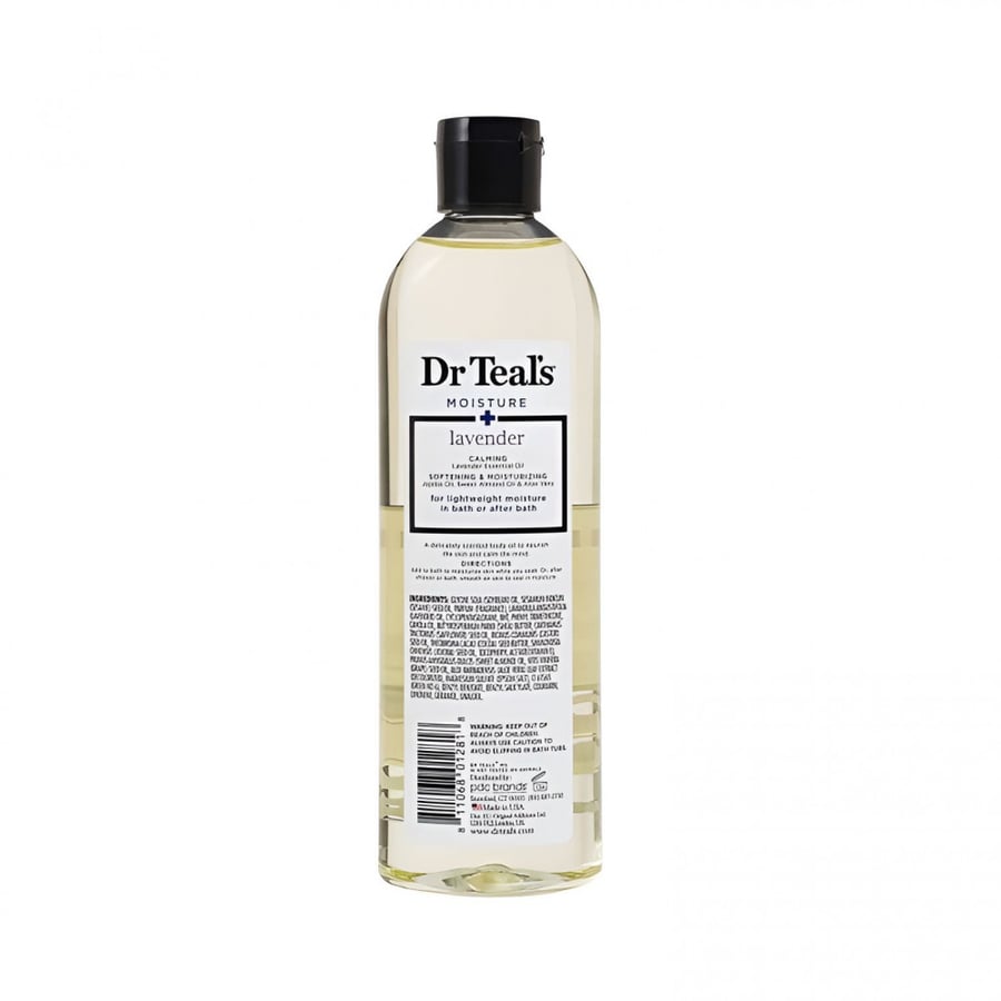 دكتور تيلز زيت استحمام والجسم المرطب 260 مل لافندر - Dr Teal'S Moisturizing Bath & Body Oil Soothing Lavender 260 ml