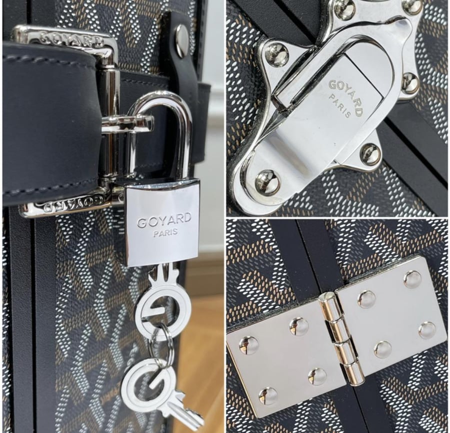 شنطة GOYARD سفر مقاس 50 كبيره اسود