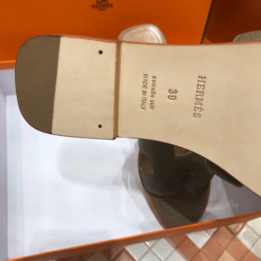 HERMES WOMEN SANDEL BROWN