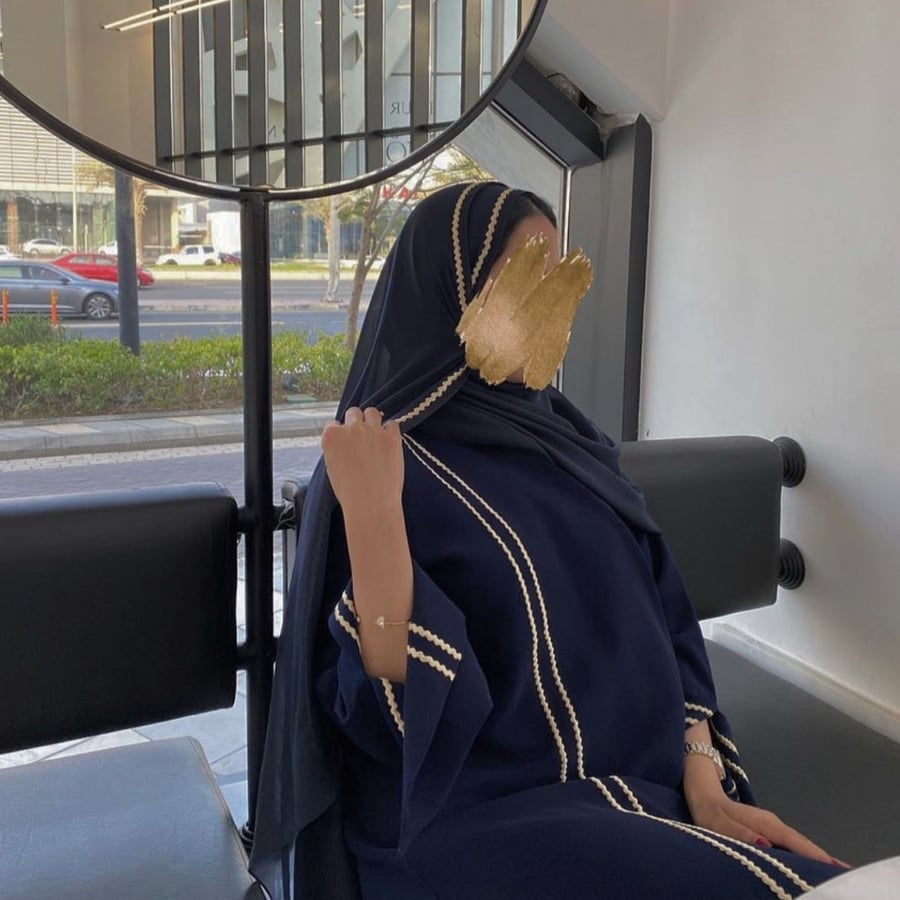 DARK BLUE ABAYA