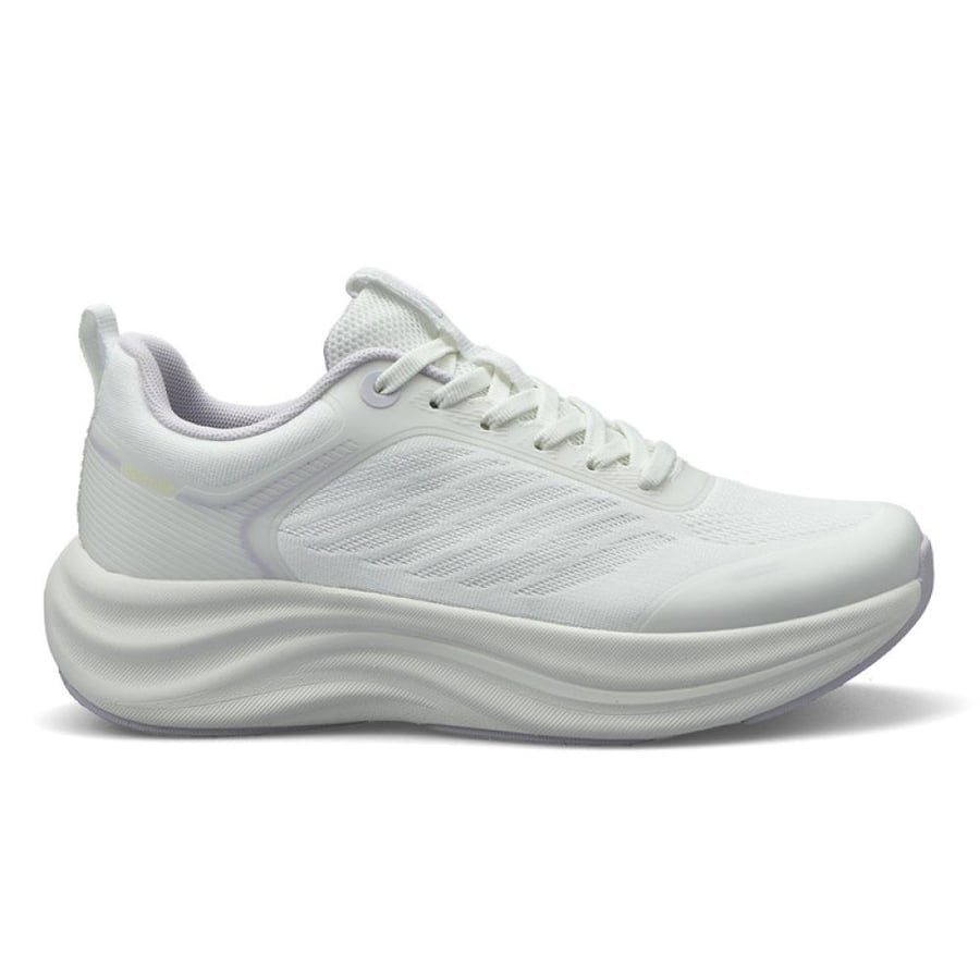 Batonia Women Athletic Shoes - White And Purple