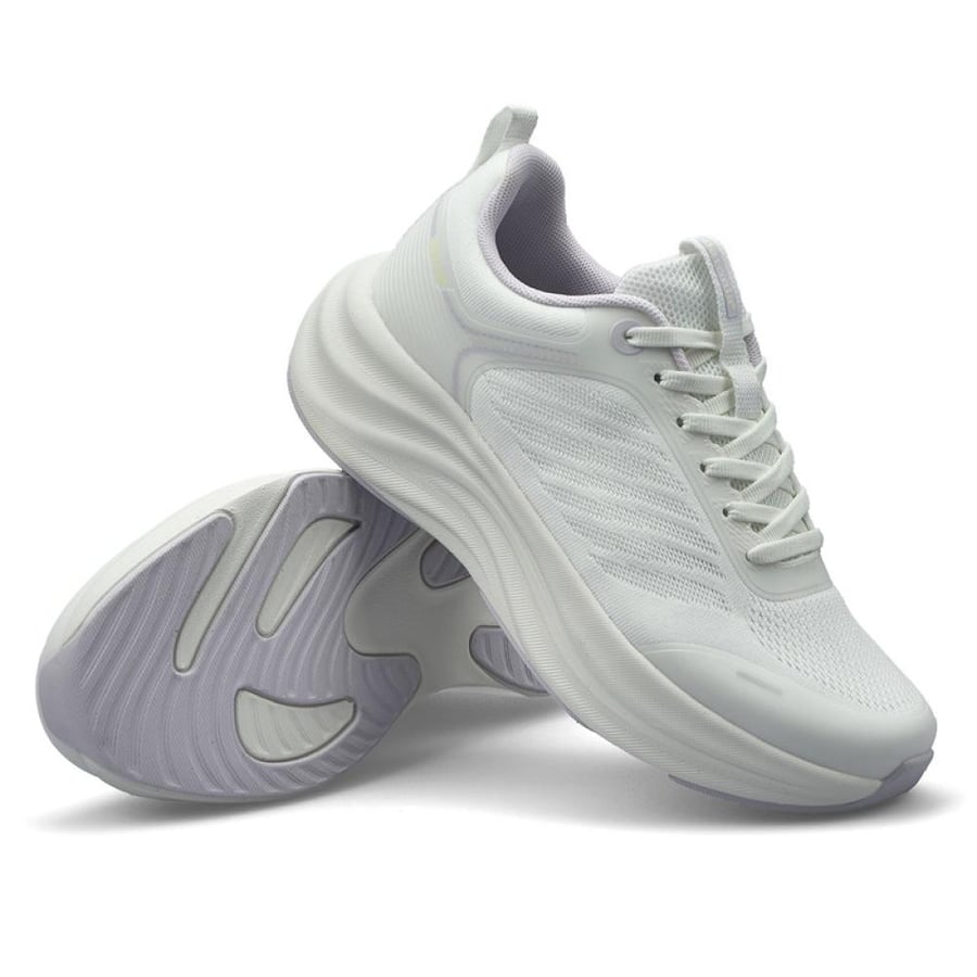 Batonia Women Athletic Shoes - White And Purple