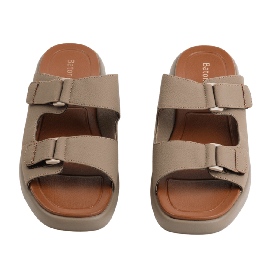Men's slippers from Batonia - Beige