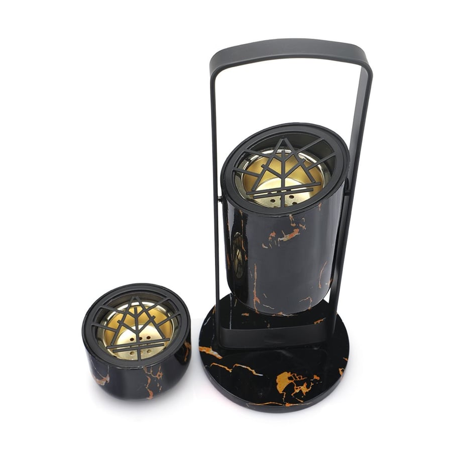 عطور دخان مبخر دخان - اسود