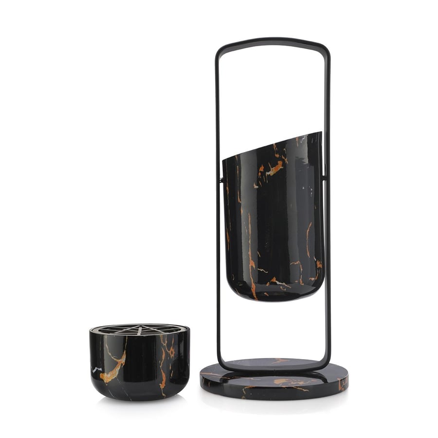 عطور دخان مبخر دخان - اسود
