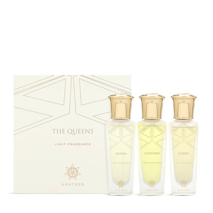 عطر مجموعة عطور ذا كوينز - 3 حبات اساطير