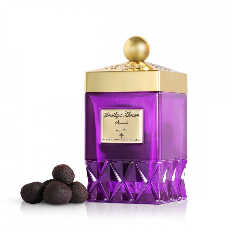 Ibrahim Al-Qurashi perfumes, Maamoul, Amethyst, Khuzam, incense