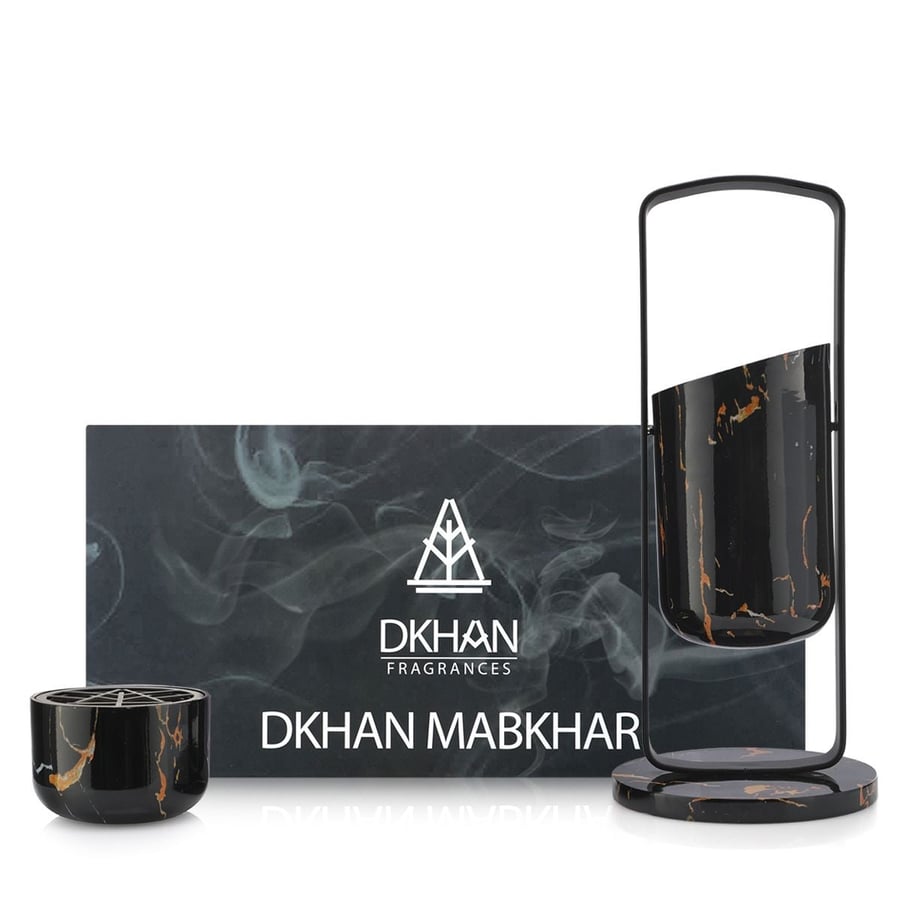 عطور دخان مبخر دخان - اسود