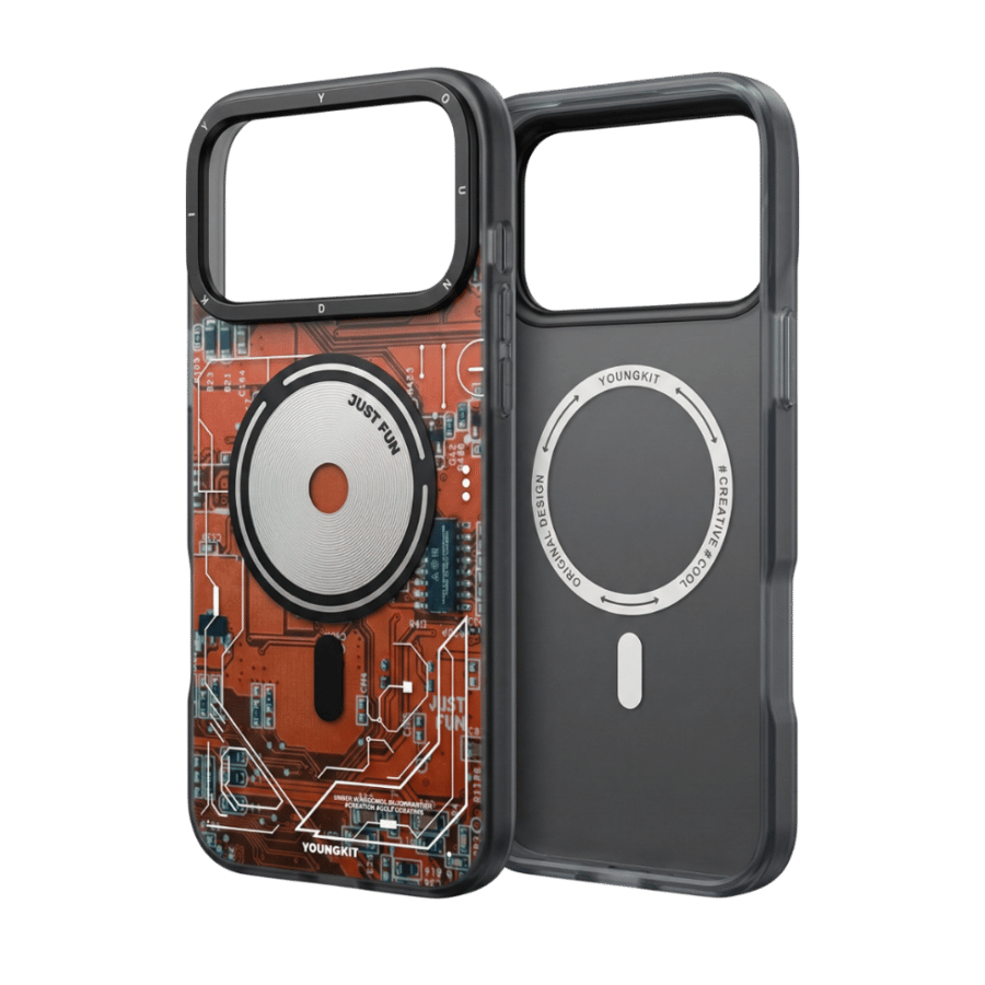 كفر يونج كت MegaSafe – iPhone 17 Pro Max | احمر