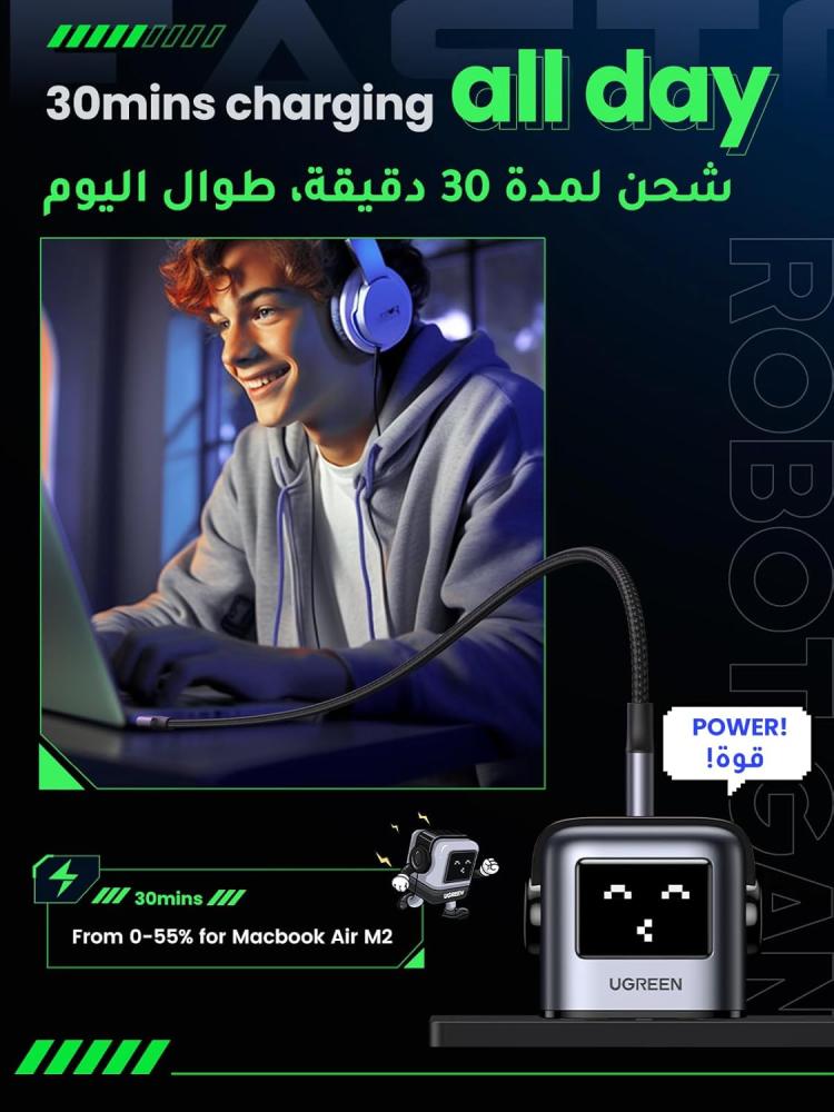 UGREEN USB C Charger Uno 65W