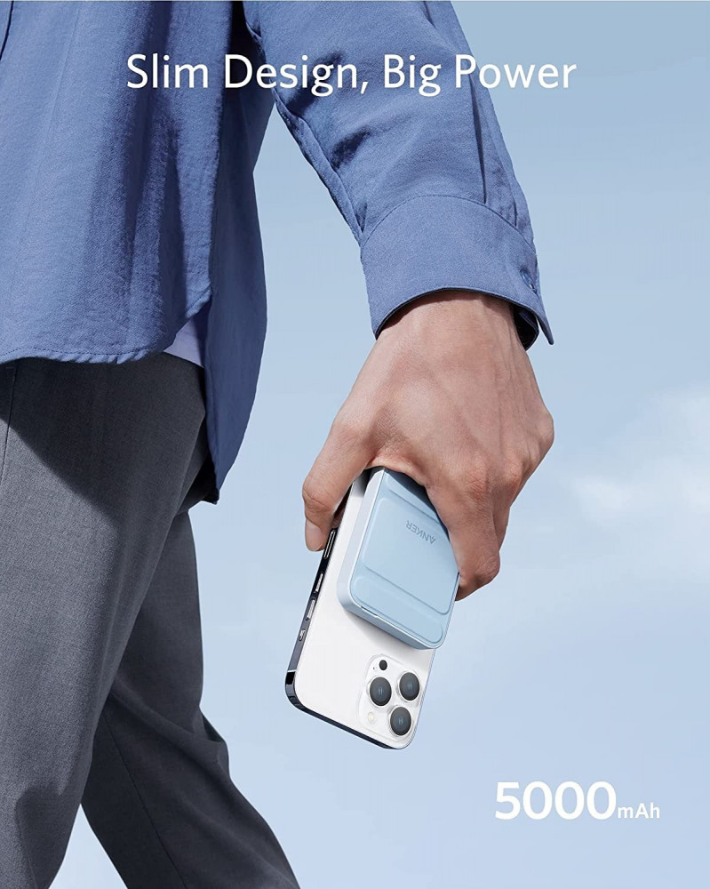 Anker 622 Magnetic Battery Blue