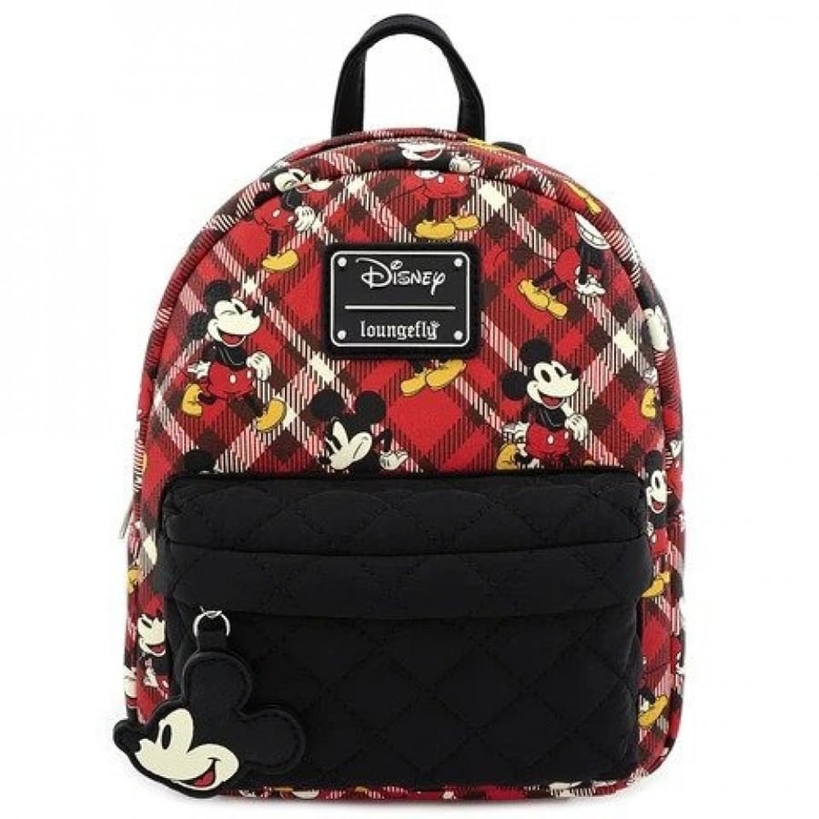 Loungefly Mickey Mouse Twill Mini Backpack